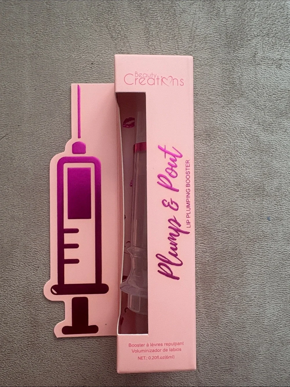 Beauty Creations Plump & Pout Lip Plumping Booster - Light Pink